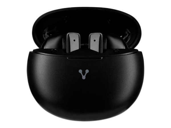Audífonos Inalámbricos Vorago ESB-310, Con Estuche de Carga, Respuesta de Frecuencia 20Hz - 20kHz, Bluetooth, color Negro.