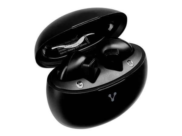 Audífonos Inalámbricos Vorago ESB-310, Con Estuche de Carga, Respuesta de Frecuencia 20Hz - 20kHz, Bluetooth, color Negro.