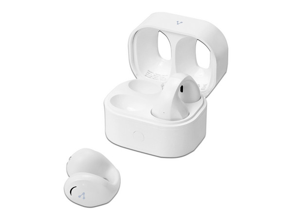 Audífonos Inalámbricos Vorago Earbuds 410 con Estuche de Carga, Bluetooth 5.4. Color Blanco.