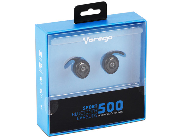 Audífonos con Micrófono Vorago Sport ESB-500, respuesta de frecuencia 20 Hz - 20 kHz, Bluetooth.