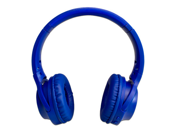 Audífonos con Micrófono Vorago HPB-200BK Bluetooth. Color Azul.