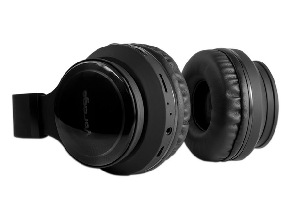 Audifonos Vorago HPB-201, Inalámbrico Bluetooth. Color Negro