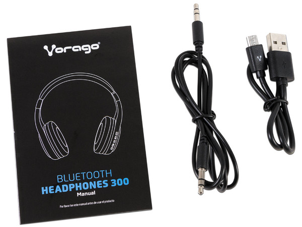 Audífonos con Micrófono Vorago HPB-300, respuesta de frecuencia 20Hz-2000Hz, Bluetooth. Color Negro.