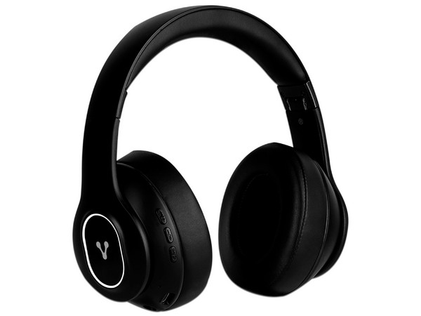Audífonos Inalámbricos tipo Diadema Vorago HPB-350, Bluetooth 5.3, 3.5mm, Lector de tarjetas TF. Color Negro.