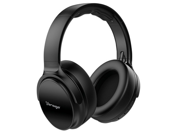 Audífonos con micrófono Vorago HPB-401, respuesta de Frecuencia 20Hz-20KHz, Bluetooth, 3.5mm, MicroSD. Color Negro.