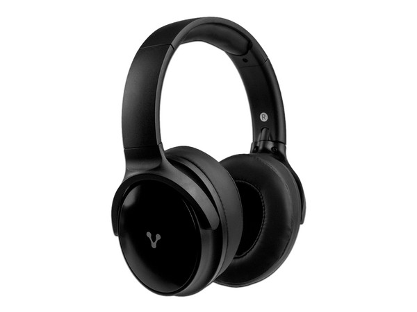Audífonos con micrófono Vorago HPB-401, respuesta de Frecuencia 20Hz-20KHz, Bluetooth, 3.5mm, MicroSD. Color Negro.