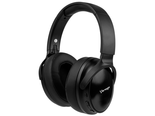 Audífonos con micrófono Vorago HPB-401, respuesta de Frecuencia 20Hz-20KHz, Bluetooth, 3.5mm, MicroSD. Color Negro.