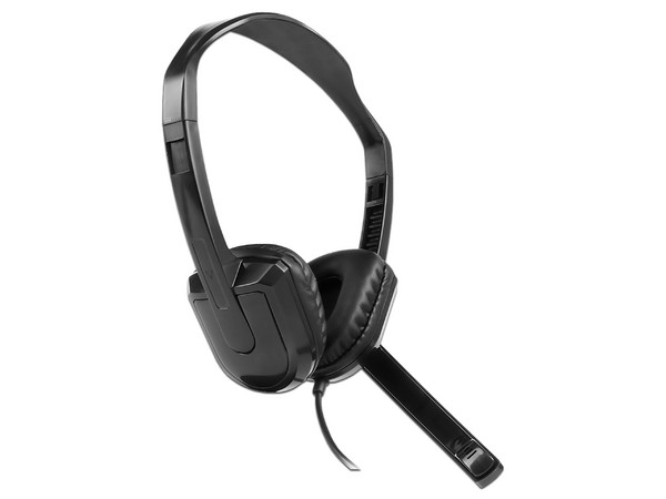 Audífonos con Micrófono Vorago HS-400, USB. Color Negro.
