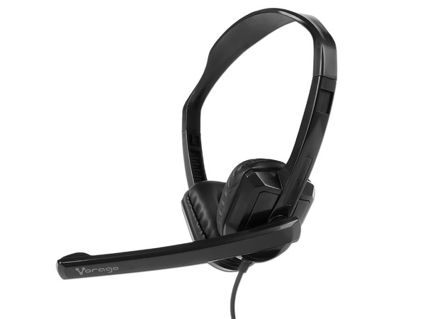 Audífonos con Micrófono Vorago HS-400, USB. Color Negro.
