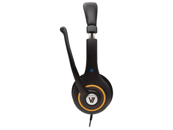 Audífonos con micrófono V7 Deluxe, respuesta de frecuencia 20Hz-20,000Hz, 3.5mm.
