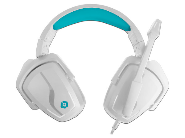 Audífonos Gamer con micrófono Vortred Cloud Pass Gaming, USB. Color Blanco.