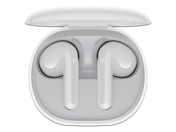 Audífonos Xiaomi Redmi Buds 4 Lite, Bluetooth, Estuche de Carga, Color Blanco.
