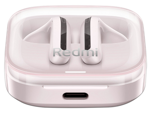 Audífonos Inalámbricos Xiaomi Redmi Buds 6 Active, Con Estuche de Carga, Bluetooth, Color Rosa.
