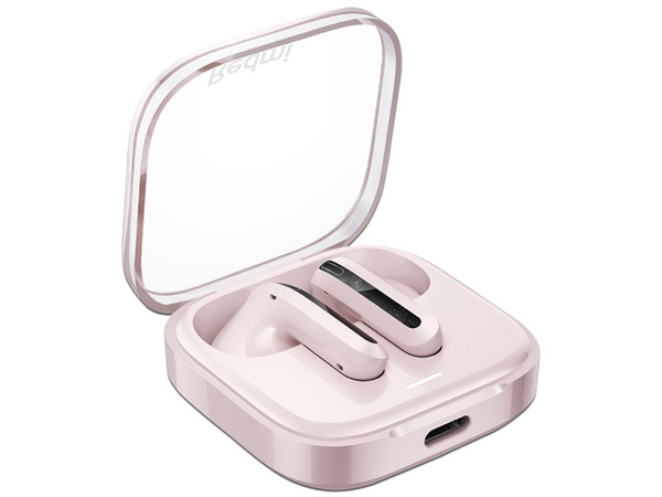 Audífonos Inalámbricos Xiaomi Redmi Buds 6 Active, Con Estuche de Carga, Bluetooth, Color Rosa.
