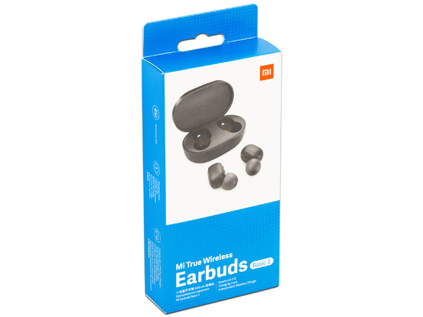 Audífonos Xiaomi Mi True Wireless Earbuds Basic 2, inalámbricos, con Estuche de Carga, Bluetooth 5.0. Color Negro.
