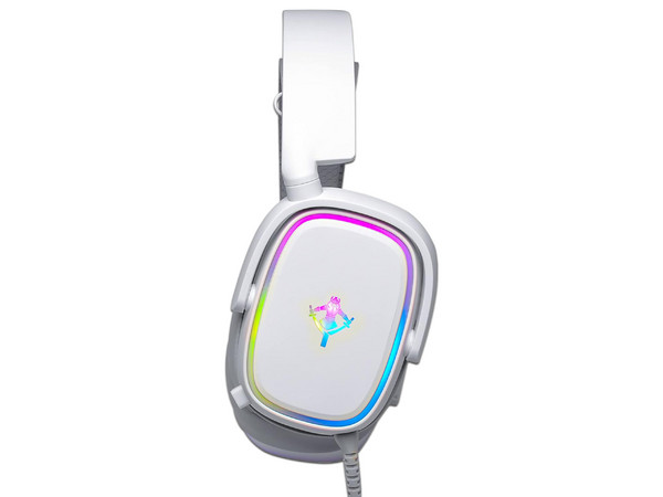 Audífonos Gamer con micrófono Yeyian Proud, 3.5mm, color Blanco.