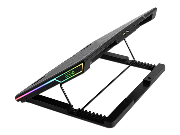 Base para Laptops Acteck BE640, Ventilador Integrado, 7 Niveles de Ajuste, Soporta laptops de hasta 15.6