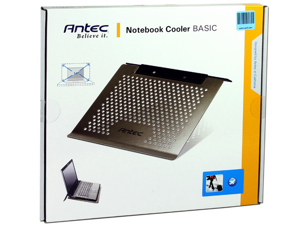 Base de Aluminio Notebook Cooler Basic Antec para Laptop de hasta 14