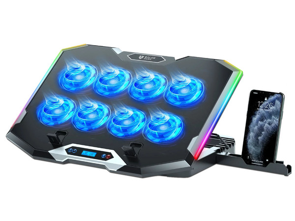 Base enfriadora Balam Rush Eolox Frost Pro EF760 para laptop de hasta 17