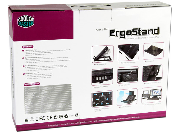 Base para Laptop Cooler Master Note Pal ErgoStand para laptops de hasta 17
