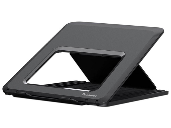 Base Fellowes Breyta para Laptop, Ajuste de Altura en 12 Niveles, Material Plástico ABS, Color Negro.