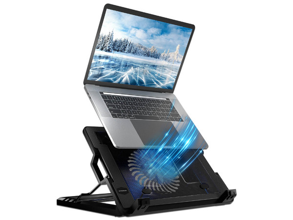 Base para Laptop HyperGear UpRite Air 15614, Con Ventilador de 700 RPM. Soporta Laptops de hasta 16