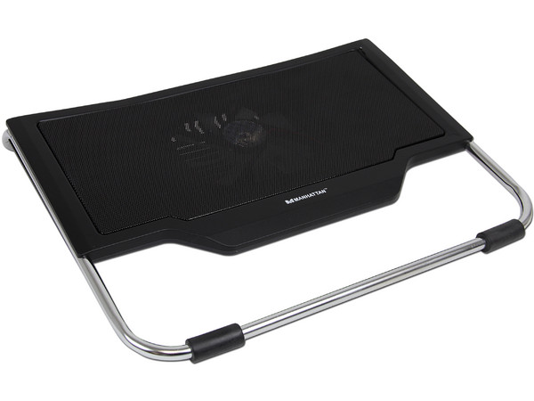 Base para Laptop Manhattan con 1 Ventilador, para laptops de hasta 17