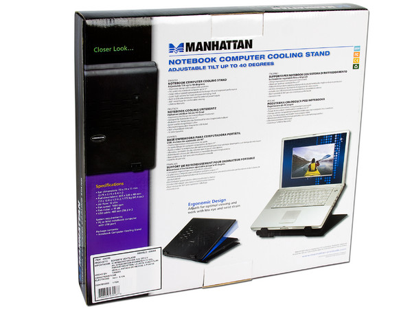 Base para Laptop con inclinación ajustable de 40° Manhattan