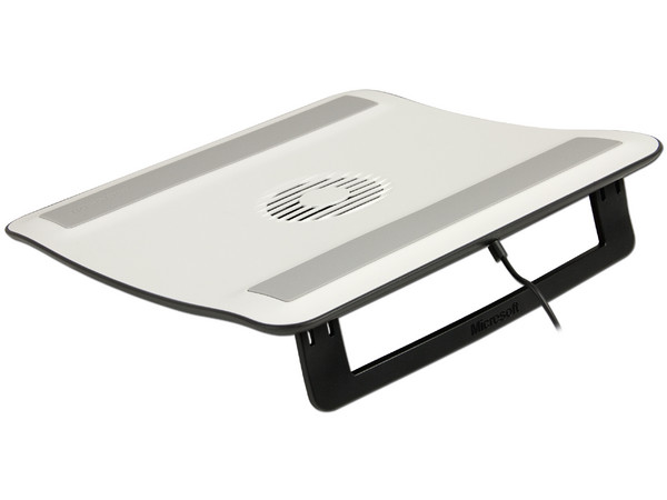 Base para Laptop Microsoft Netbook Cooling Base con un Ventilador. Color Blanca
