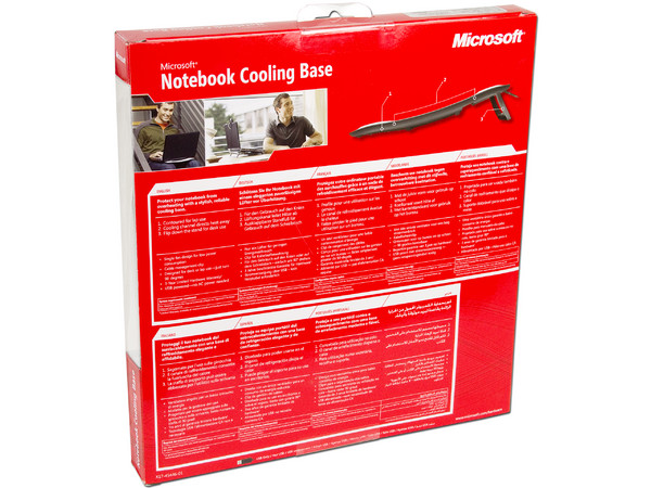 Base para Laptop Microsoft Netbook Cooling Base con un Ventilador. Color Blanca