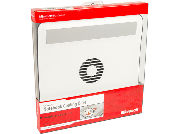 Base para Laptop Microsoft Netbook Cooling Base con un Ventilador. Color Blanca