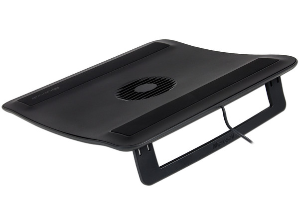 Base para Laptop Microsoft Netbook Cooling Base con un Ventilador. Color Negra