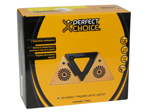 Ventilador Perfect Choice Plegable para Laptop, USB