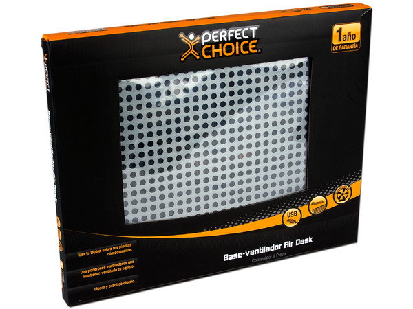 Base para Laptop Perfect Choice Air Desk, 2 Ventiladores 