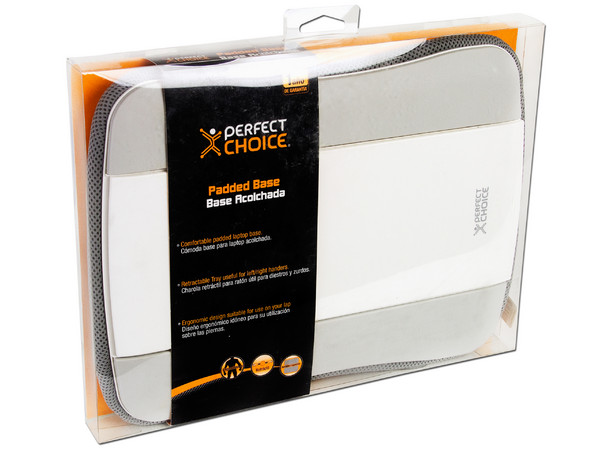 Base Acolchada Perfect Choice para Laptop con charola retráctil.