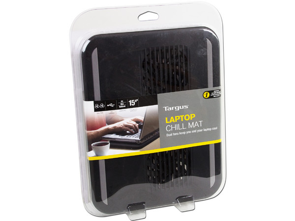 Base para Laptop Targus CHILL MAT, 2 Ventiladores. Color Negra 
