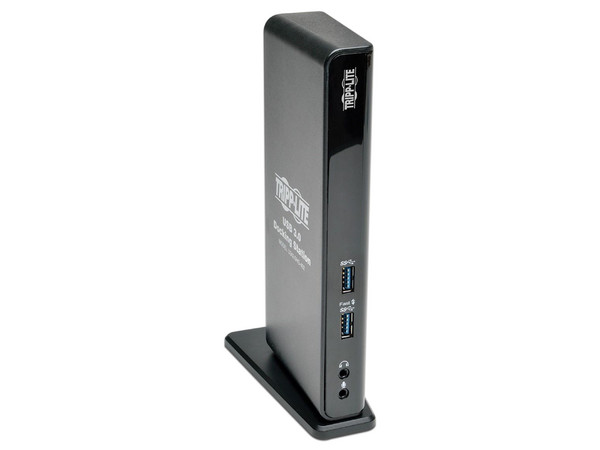 Estación de Conexión de Laptop USB 3.0 SuperSpeed de Doble Cabezal, Puertos de Hub USB para Video HDMI y DVI, Audio y Ethernet