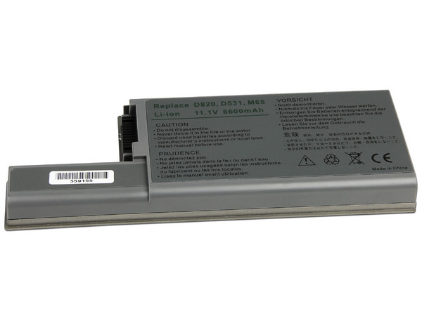 Batería OvalTech OTD0820, 9 Celdas de Li-ion para DELL Latitude D820, D830 y M430