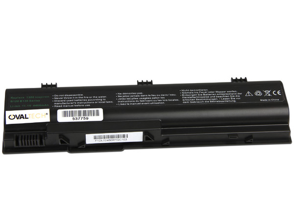 Batería OvalTech OTD1300, 6 Celdas de Li-ion para Dell Inspiron 1300, B120 y B130.
