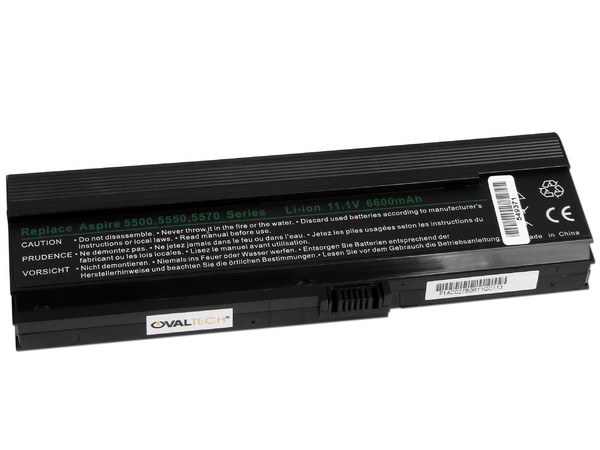  Batería OvalTech OTR5501, 9 Celdas de Li-ion para Acer Aspire 5500, 3200 y 3600. 
