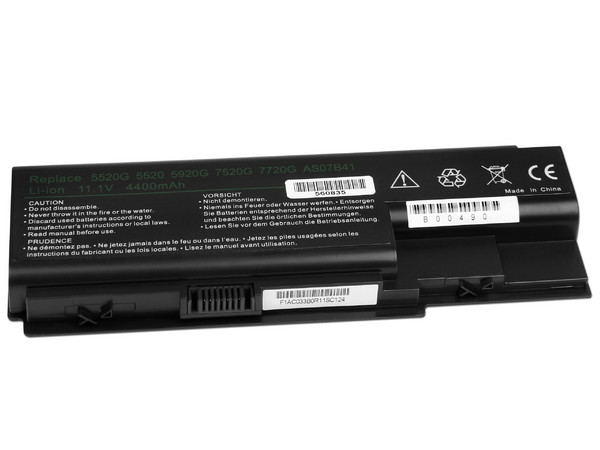 Batería OvalTech OTR5920, 6 Celdas de Li-ion para Acer Aspire 5920, 6920 y 8920.