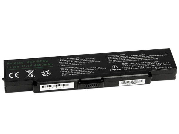 Batería OvalTech OTS0021, 6 Celdas de Li-ion para Sony VAIO VGN-S260 y VGN-FS990.