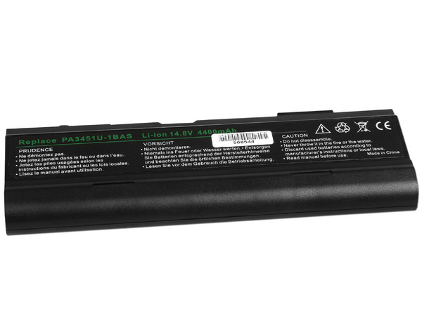 Batería OvalTech OTT3467H, 8 Celdas de Li-ion para Toshiba Satellite A85 y Pro M70.