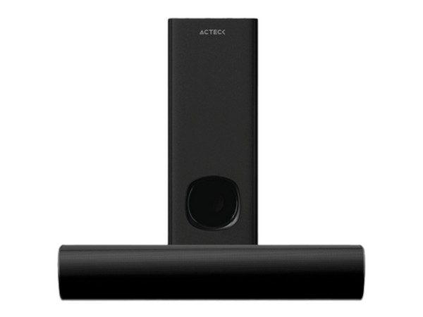 Barra de Sonido Inalámbrica Acteck Dynamic Trim BS465 de 30W, Subwoofer de 30W, Bluetooth 5.0, HDMI.