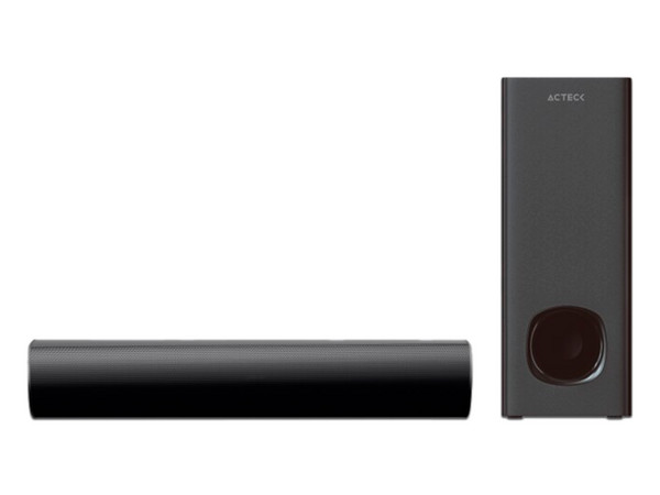 Barra de Sonido Inalámbrica Acteck Dynamic Trim BS465 de 30W, Subwoofer de 30W, Bluetooth 5.0, HDMI.