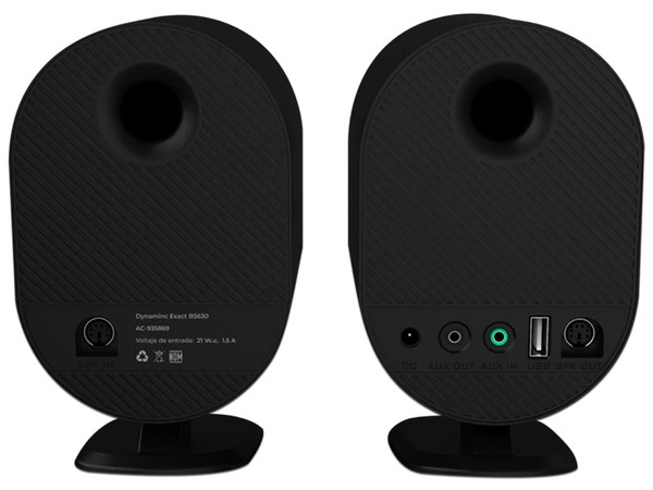 Bocinas Acteck DYNAMIC EXACT BS630, 2.0, Inalámbrico, AUX, USB, Color Negro.