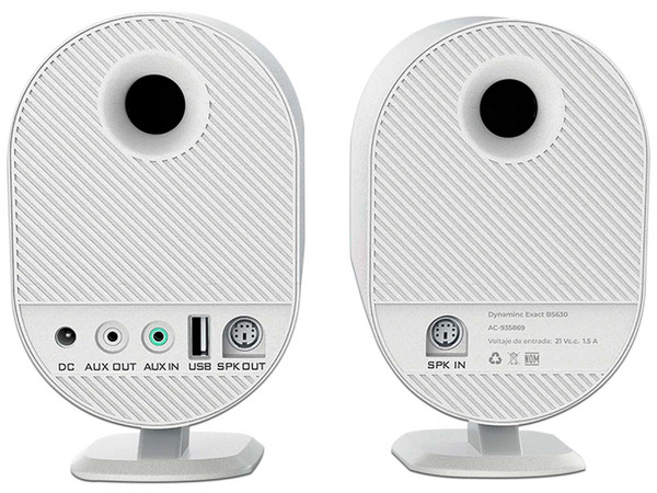 Bocinas Acteck Dynamic Exact BS630, 2.0, Inalámbrico, 2.0, Inalámbrico, AUX, USB, Color Blanco.
