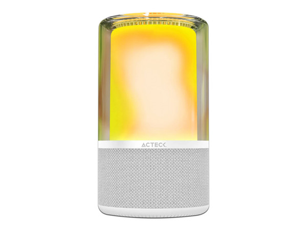 Bocina Acteck Glee Pure AP70, Bluetooth Recargable. Color Blanco 