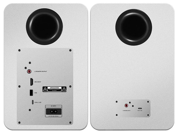 Bocinas Acteck Dynamic Exact R BS700, Estéreo 2.0, Potencia 50 W, Diseño Estudio, Color Blanco.