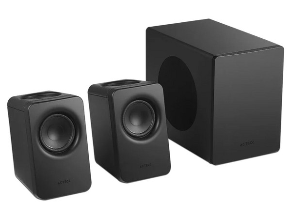 Bocinas Acteck Dynamic Exact Mini S- Pro BS495, 2.1, USB, Bluetooth, Color Negro.